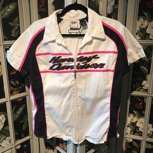 Harley Davidson women’s bowler shirt